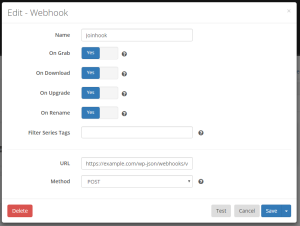 joinhook-sonarr-settings