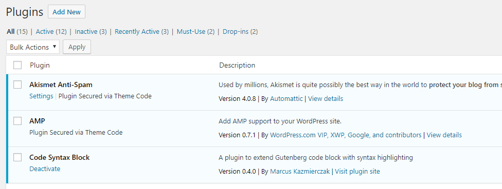 Securing Wordpress Plugins With More Plugins Derrick Blarg